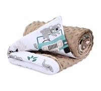 Totsy Baby Couverture Bebe Naissance d'été en Tissu Peluche 75x100 cm - Cosy Plaid Enfant de Landau et Lits bébé pour emmaillotage ou couvertures d'emmaillotage pour garçons et Filles Coton Oeko-Tex