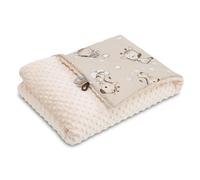 Totsy Baby Couverture Bebe Naissance d'hiver en Tissu Peluche 75x100 cm - Cosy Plaid Enfant de Landau et Lits bébé pour emmaillotage ou couvertures d'emmaillotage pour garçons et Filles Coton