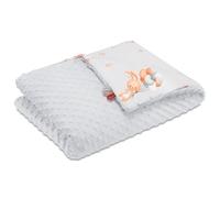 Totsy Baby Couverture Bebe Naissance d'hiver en Tissu Peluche 75x100 cm - Cosy Plaid Enfant de Landau et Lits bébé pour emmaillotage ou couvertures d'emmaillotage pour garçons et Filles Coton