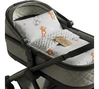 Totsy Baby Couverture Bebe Naissance d'hiver en Tissu Peluche 75x60 cm + Oreiller 35x30 cm - Cosy Plaid Enfant de Landau et Lits bébé pour emmaillotage ou couvertures d'emmaillotage Coton Oeko-Tex