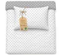 Totsy Baby Housse de Couette Enfant 100x135 cm - Coton Linge de lit pour Enfants Parure avec Housses de Couette 100 x 135 cm et taie d’Oreiller 40 x 60 cm pour bébé Lits Oeko-Tex