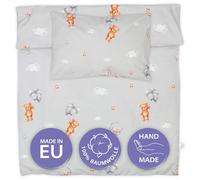 Totsy Baby Housse de Couette Enfant 90x120 cm - Coton Linge de lit pour Enfants Parure avec Housses de Couette 90 x 120 cm et taie d’Oreiller 40 x 60 cm pour bébé Lits Oeko-Tex