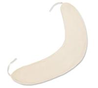 Totsy Baby Housse de Coussin pour Dormir sur Le côté 190cm - traversin Plat de Grossesse Oreiller de Corps idéal pour Le Repos et Le Bien-être des Futures Mamans en Forme de C Mousseline Oeko-Tex