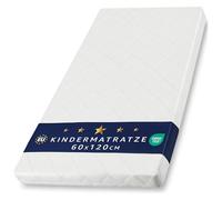 Totsy Baby Matelas Bebe 60x120 cm pour Enfant lit et Voyage - Bébé Respirant roulé Matelas en Mousse avec Lavable Housse pour Lits Sol ou Berceau 60 x 120 Oeko-Tex