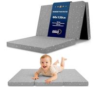 Totsy Baby Matelas Bebe Pliable 60x120 cm pour lit - Matelas bébé pour Lits Parapluie Sol Enfant et Respirant en Mousse avec Lavable Housse 60 x 120 cm Galaxie