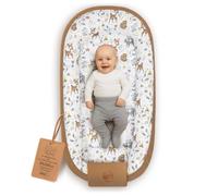 Réducteur de Lit Bébé 65x120cm Cocon en Gaufre de Coton Polyvalent pour Couffin Nid d'Ange et Naissance Cerf Brun