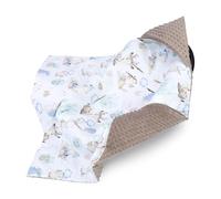 Totsy Baby Nid d'ange pour siège Auto et Poussette - Douce Couverture Minky bébé Double Face avec Capuche pour Nouveau-né - utilisable Toute l'année en déplacement 90×90 cm Oeko-Tex