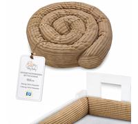 Totsy Baby Oreiller Corps Dormeur Latéral 150 cm Lincoln Oeko-Tex Long Coussin Ergonomique Respirant Lavable de Couchage Soutien Cou Confort Marron B