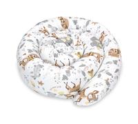Totsy Baby Oreiller Corps Dormeur Latéral 200 cm Coton Oeko-Tex Long Coussin Ergonomique Respirant Lavable de Couchage Soutien Cou Confort Cerf