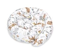 Totsy Baby Oreiller Corps Dormeur Latéral 300 cm Coton Oeko-Tex Long Coussin Ergonomique Respirant Lavable de Couchage Soutien Cou Confort Cerf