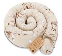 Totsy Baby Oreiller Corps Dormeur Latéral 300 cm Coton Oeko-Tex Long Coussin Ergonomique Respirant Lavable de Couchage Soutien Cou Confort Girafes