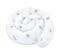 Totsy Baby Oreiller Corps Dormeur Latéral 400 cm Coton Oeko-Tex Long Coussin Ergonomique Respirant Lavable de Couchage Soutien Cou Confort Soleil