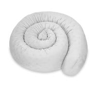 Totsy Baby Oreiller Corps Dormeur Latéral 400 cm Velvet Long Coussin Ergonomique Respirant Lavable de Couchage Soutien Cou Confort Gris Clair