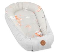 Totsy Baby Réducteur de Lit Bébé 50x90cm Cocon en Gaufre de Coton Polyvalent pour Couffin Nid d'ange et Naissance idéal pour garçons et Filles Lapin