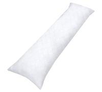 Totsy Baby Rembourrage de Coussin de Grossesse pour Dormir Garniture d'oreiller - 40 x 200 cm - traversin Plat ou Oreiller de Corps idéal pour Femme Enceinte Oreiller Long et Confortable Blanc