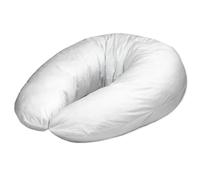 Totsy Baby Rembourrage pour Coussin de Grossesse et Allaitement 165 cm - Coussin maternité et Corps ou Oreiller de Grossesse Soutien pour Dormir sur Le côté et allaiter en Forme de C Blanc Oeko-Tex