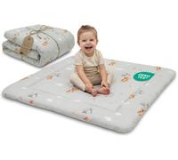 Totsy Baby Tapis de Jeu Bébé 100 x 100 cm matelassé - Couverture d'Éveil Pliable et Lavable à 30 degrés pour Chambre Salon Parc & déplacements - Tapis Enfant certifié Oeko-Tex Peluche