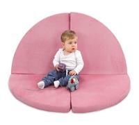 Totsy Baby Tapis d'eveil Chambre Bebe - Matelas de Sol Enfant pour eveil Jeux au de Parc Tapis en Coton et Epais pour bébé et Enfants 100 cm Rose