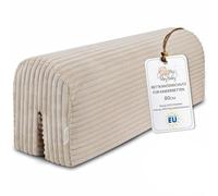 Totsy Baby Tour de lit bébé Respirant 70 cm - Contour de Lits pour Tout-Petits Protege Enfant barreaux ou Barriere Bebe Tours Mousse Berceau Protection Coton Bleu Jean