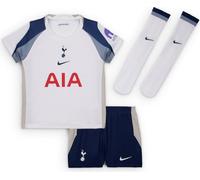 Tottenham Hotspur 2025/26 Stadium Home HJ5628-101 Ensemble réplique de maillot de football 3 pièces pour jeunes enfants Blanc/bleu binaire/fer clair