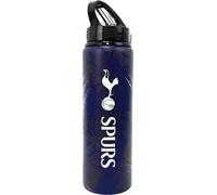 Tottenham Hotspur FC - Bouteille d'eau à motifs, aluminium TA13583 (26 cm x 7 cm) (Marine/Blanc/Bleu)