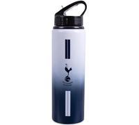 Tottenham Hotspur FC - Bouteille d'eau, avec dégradé de couleurs, aluminium RD2638 (taille unique) (Noir/Blanc)