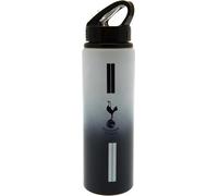Tottenham Hotspur FC - Bouteille d'eau, rayée, aluminium TA9289 (Taille unique) (Noir/Blanc)