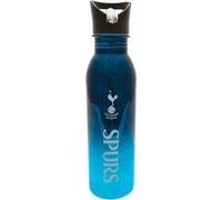 Tottenham Hotspur FC - Gourde de sport, métallique TA6261 (Taille unique) (Bleu ciel/Pétrole foncé/Noir)