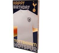 Tottenham Hotspur FC - Rétro - Carte d'anniversaire TA11258 (22 cm x 12 cm) (Bleu marine/Blanc/Or)