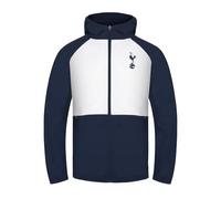 Tottenham Hotspur officiel - Coupe-vent/Imperméable thème football - homme - blanc/bleu marine - L