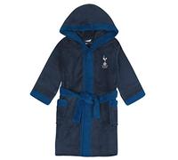 Tottenham Hotspur officiel - Robe de chambre à capuche thème football - polaire - garçon - bleu marine - 13-14 ans
