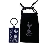 Tottenham Officiel Dare is to Do Porte-clés dans Un Sac Cadeau en Velours, Stock limité.