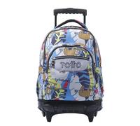 TOTTO MA03ECO006-2416P-6YB Sac à Dos Unisexe pour Enfants, Multicolore, Grand Format, Multicolore, L