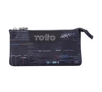 TOTTO Trousse Scolaire à Trois Compartiments Lettres Internet - Tableau de Bord