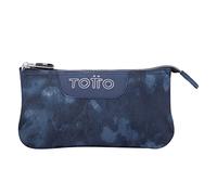 TOTTO Trousse Scolaire à Trois Compartiments Motif nébule - Conseil