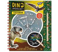 Totum 075016 Livre à gratter et à colorier sur les dinosaures