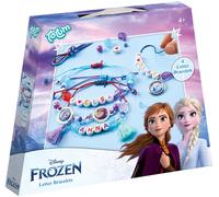 Totum – Kit de création de bracelets lettres 681460 – Motifs Anna, Elsa et Olaf, colorés