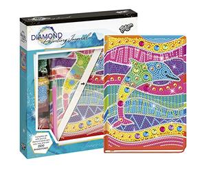 Totum Delfin Diamond Painting 079755 Carnet de notes Multicolore