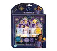 Totum Disney Wish Lot de 3 feuilles d'autocollants pour loisirs créatifs, scrapbooking ou décoration à partir de 3 ans