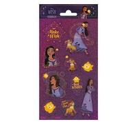 Totum feuille d'autocollants disney wish laser enfant