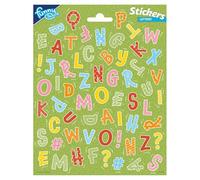 Totum feuille d'autocollants loisirs autocollants lettres papier décoration enfants