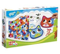 Totum Kit Créatif - Little Creators Mega Beads - Premières Perles à Repasser -