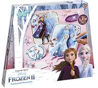 Totum Kit Créatif - Reine des Neiges - Enchantes Diamonds - Crée Tes Personnages avec des Strass -