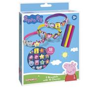 Totum Kit de Bracelets à Breloques Peppa Pig, Multicolore, Taille M