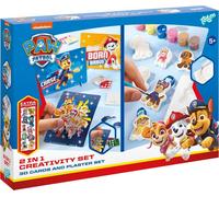 Totum PAW Patrol Kit de bricolage 2 en 1 Mouler du plâtre et créer des cartes 3D