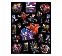 Totum Planche d'autocollants Sonic : autocollants cool pour enfants et fans
