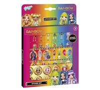 Totum Rainbow High Lot d'autocollants 3 pages et tableau de paysages pour la créativité, le scrapbooking ou la décoration À partir de 3 ans