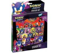 Totum Sonic autocollants 3 feuilles d'autocollants et fond de jeu Kit d'autocollants Totum