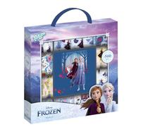Totum- Stickerbox Disney Frozen II Sticker Box 12R+2S+Book, Caricature, 680715, Multicolore, H: 26,00 cm L: 21,10 cm B: 5,50 cm