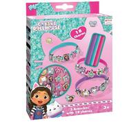 TM ESSENTIALS Lot de 18 bracelets Gabby's avec 18 pendentifs différents - Ensemble de breloques idéal comme cadeau pour enfants et accessoire pour fille